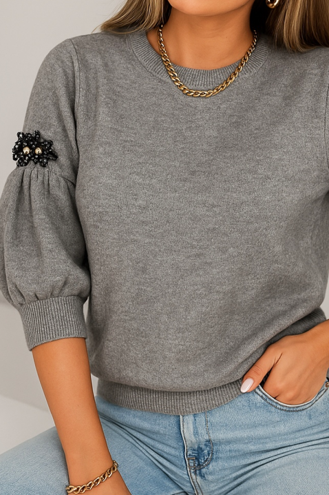 Ženska bluza LOXERDA GREY, Boja: siva, IVET.HR - MODERNA ODJEĆA