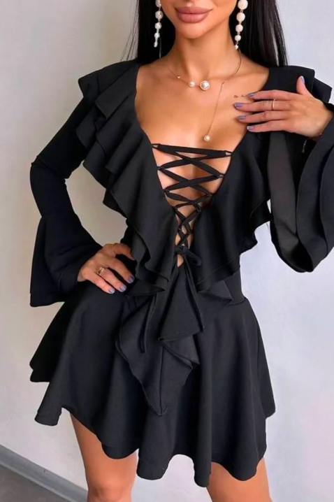Haljina ZARMOLDA BLACK, Boja: crna, IVET.HR - MODERNA ODJEĆA