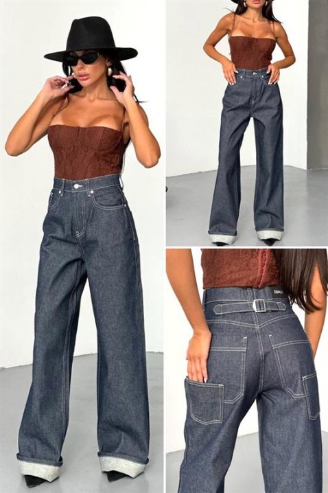 Traperice DENIMZA NAVY, Boja: tamnoplava, IVET.HR - MODERNA ODJEĆA