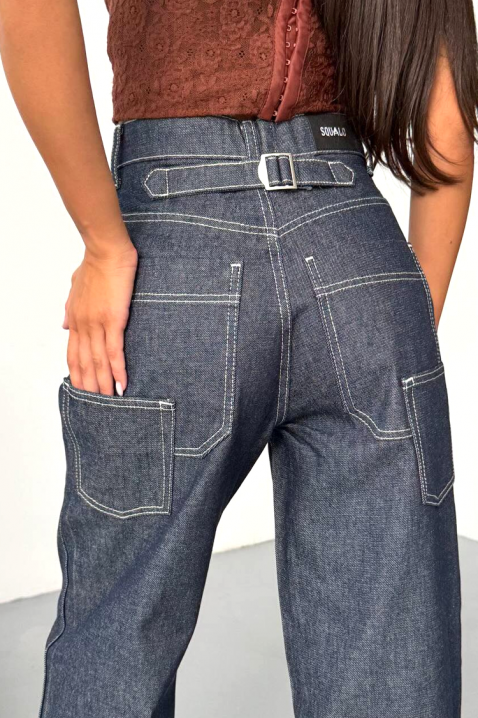 Traperice DENIMZA NAVY, Boja: tamnoplava, IVET.HR - MODERNA ODJEĆA