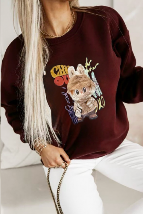 Ženska bluza LABRONZA BORDO, Boja: bordo, IVET.HR - MODERNA ODJEĆA