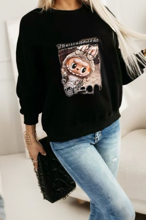 Ženska bluza BUNDEZA BLACK, Boja: crna, IVET.HR - MODERNA ODJEĆA