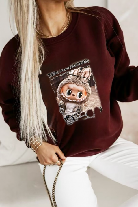 Ženska bluza BUNDEZA BORDO, Boja: bordo, IVET.HR - MODERNA ODJEĆA