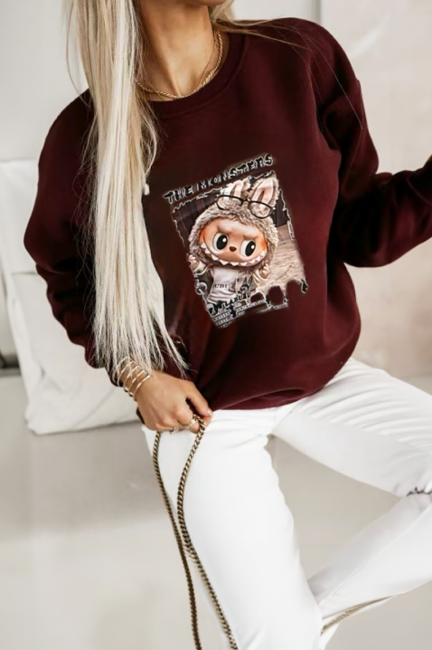 Ženska bluza BUNDEZA BORDO, Boja: bordo, IVET.HR - MODERNA ODJEĆA