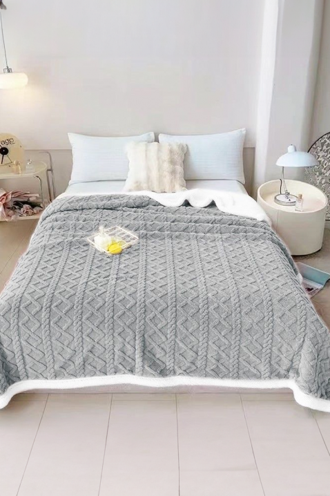 Prekrivač za krevet ERTIOLJA GREY 160х200 cm, Boja: siva, IVET.HR - MODERNA ODJEĆA