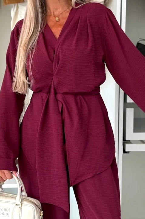 Komplet GOLZARFA BORDO, Boja: bordo, IVET.HR - MODERNA ODJEĆA