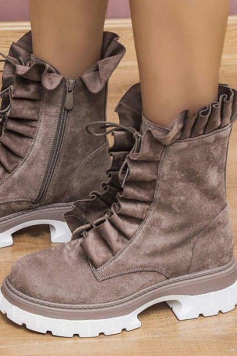 Ženske čizme FROLINTA MOCHA - Gležnjače | Ivet.HR Ženske čizme FROLINTA MOCHA, Boja: moka, IVET.HR - MODERNA ODJEĆA