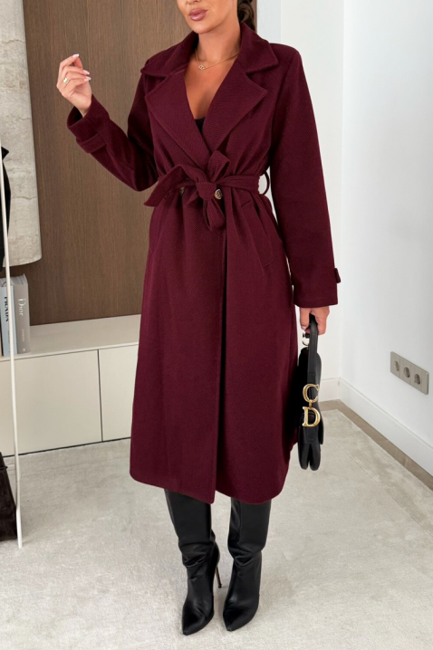 Trench kaput GRENOLFA BORDO - Kaputi | Ivet.HR Trench kaput GRENOLFA BORDO, Boja: bordo, IVET.HR - MODERNA ODJEĆA