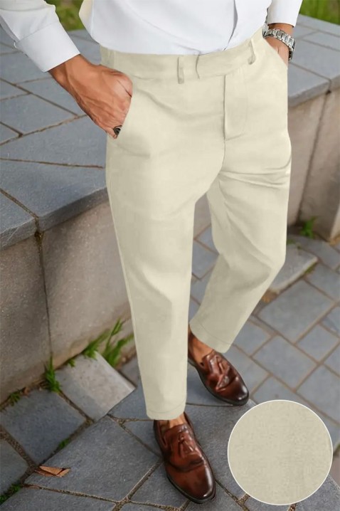 Muške hlače JINZO BEIGE, Boja: bež, IVET.HR - MODERNA ODJEĆA