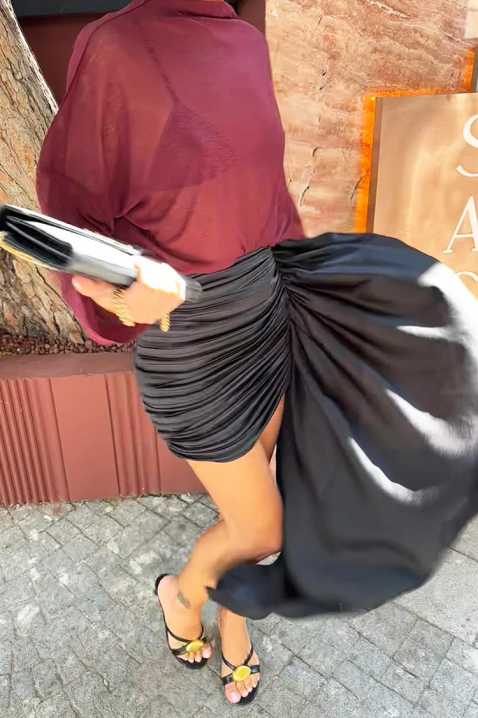 Suknja FREZILIA, Boja: crna, IVET.HR - MODERNA ODJEĆA
