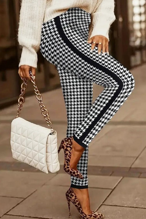 Hlače SORLENTA - Hlače | Ivet.HR Hlače SORLENTA, Boja: crna i bijela, IVET.HR - MODERNA ODJEĆA