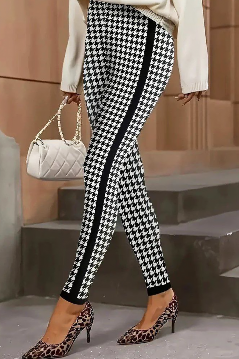 Hlače SORLENTA - Hlače | Ivet.HR Hlače SORLENTA, Boja: crna i bijela, IVET.HR - MODERNA ODJEĆA