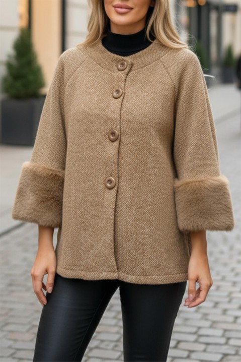 Kaput KRENINA BEIGE, Boja: bež, IVET.HR - MODERNA ODJEĆA