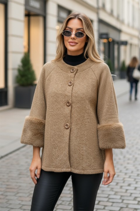 Kaput KRENINA BEIGE, Boja: bež, IVET.HR - MODERNA ODJEĆA