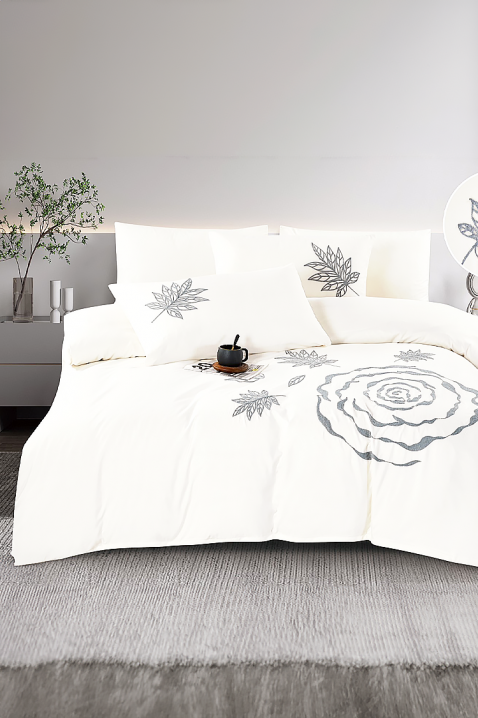 Komplet posteljina BIOGELNA WHITE 200x220 cm pamuk - 4 dijela, Boja: bijela, IVET.HR - MODERNA ODJEĆA