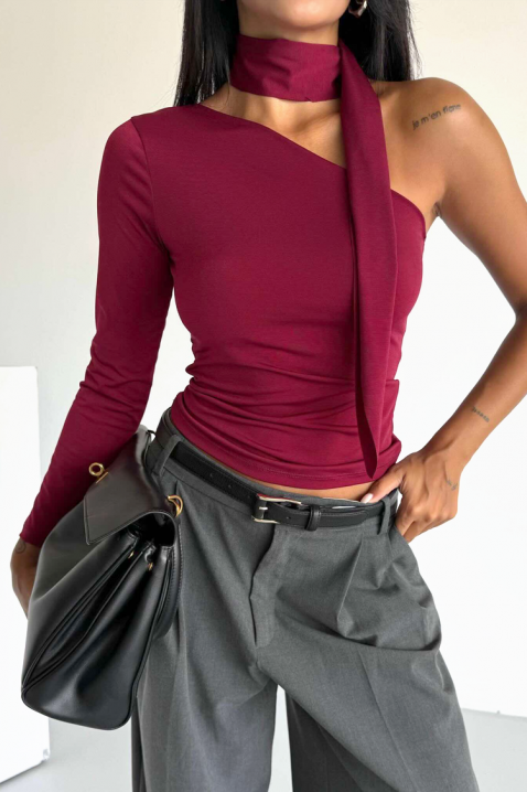 Ženska bluza GROZELDA BORDO, Boja: bordo, IVET.HR - MODERNA ODJEĆA