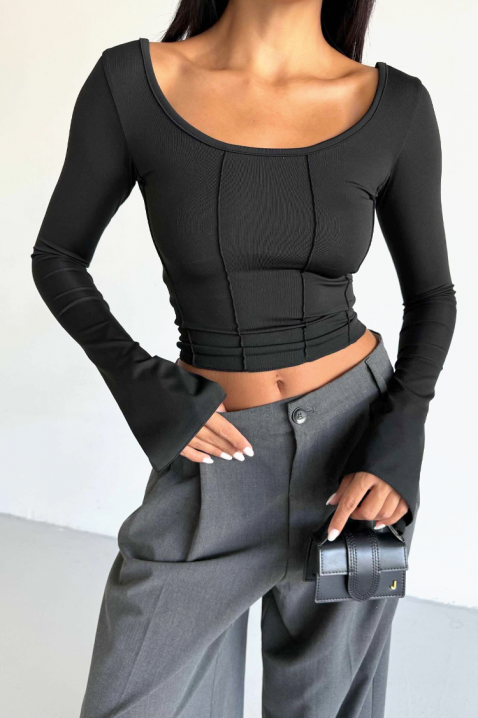 Ženska bluza RELVEDA BLACK, Boja: crna, IVET.HR - MODERNA ODJEĆA