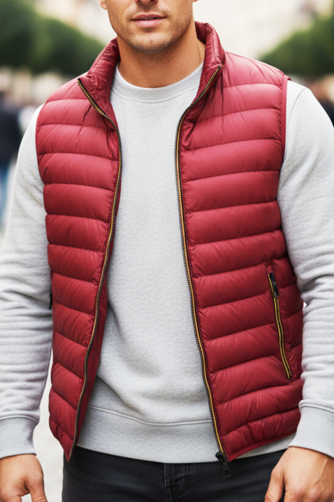 Muški prsluk BERELTO RED, Boja: crvena, IVET.HR - MODERNA ODJEĆA