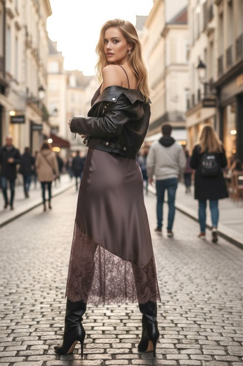 Haljina MIOFEZA BROWN, Boja: smeđa, IVET.HR - MODERNA ODJEĆA