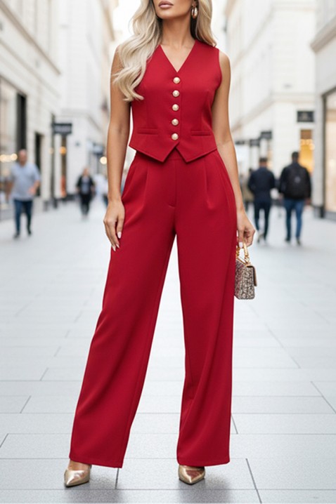 Komplet FROLZANA, Boja: crvena, IVET.HR - MODERNA ODJEĆA