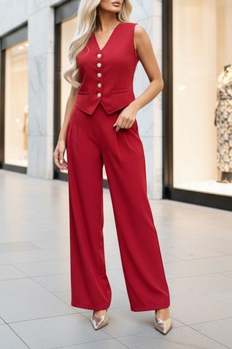 Komplet FROLZANA, Boja: crvena, IVET.HR - MODERNA ODJEĆA