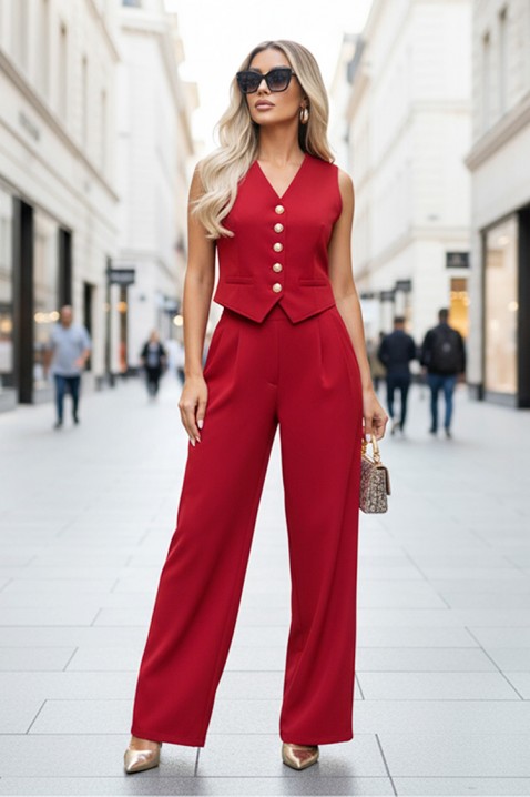 Komplet FROLZANA, Boja: crvena, IVET.HR - MODERNA ODJEĆA