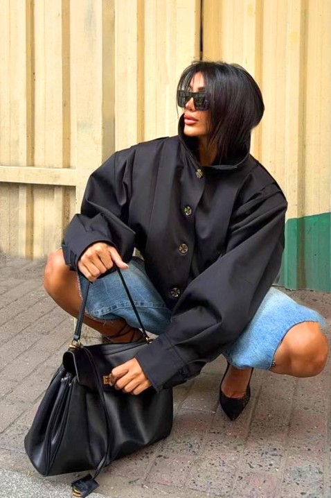 Jakna PREZILDA BLACK, Boja: crna, IVET.HR - MODERNA ODJEĆA