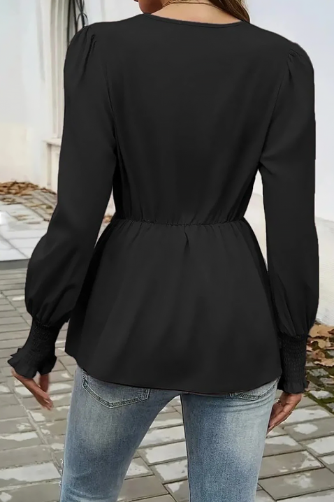 Ženska bluza GIRFOLZA BLACK, Boja: crna, IVET.HR - MODERNA ODJEĆA