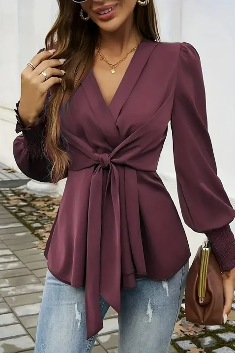 Ženska bluza GIRFOLZA BORDO, Boja: bordo, IVET.HR - MODERNA ODJEĆA
