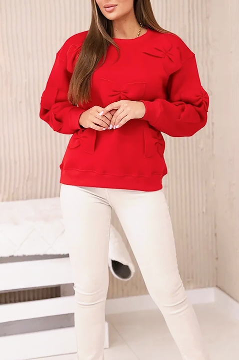Ženska bluza ROZVELA RED, Boja: crvena, IVET.HR - MODERNA ODJEĆA