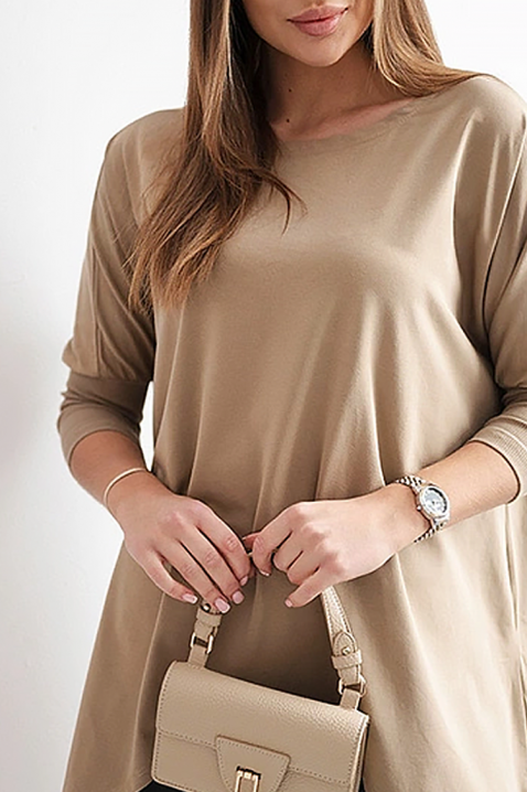 Ženska bluza XARMELFA BROWN, Boja: smeđa, IVET.HR - MODERNA ODJEĆA