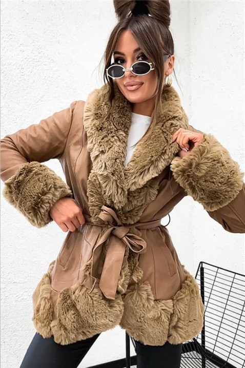Jakna JELFONDA CAMEL, Boja: svjetlosmeđa, IVET.HR - MODERNA ODJEĆA