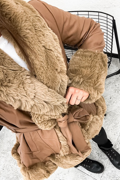 Jakna JELFONDA CAMEL, Boja: svjetlosmeđa, IVET.HR - MODERNA ODJEĆA