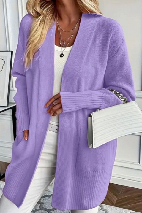 Kardigan MALFORZA PURPLE, Boja: ljubičasta, IVET.HR - MODERNA ODJEĆA