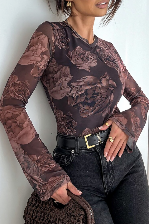 Ženska bluza FLONDENA BROWN, Boja: smeđa, IVET.HR - MODERNA ODJEĆA