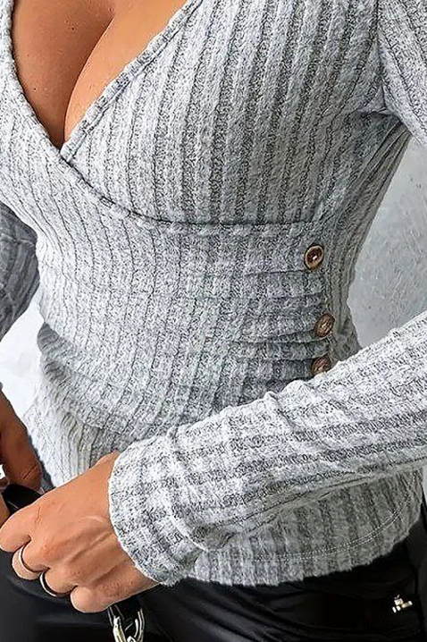 Ženska bluza SELKORZA GREY, Boja: siva, IVET.HR - MODERNA ODJEĆA