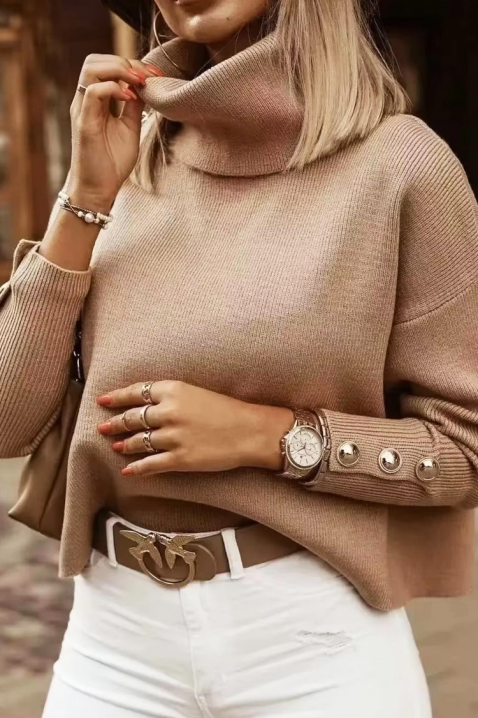 Džemper DRALONDA BEIGE, Boja: bež, IVET.HR - MODERNA ODJEĆA