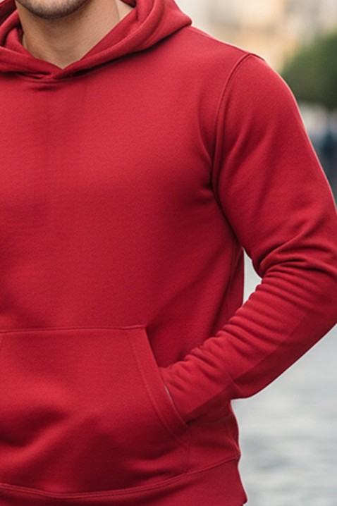 Muška dukserica MAFERTO RED, Boja: crvena, IVET.HR - MODERNA ODJEĆA