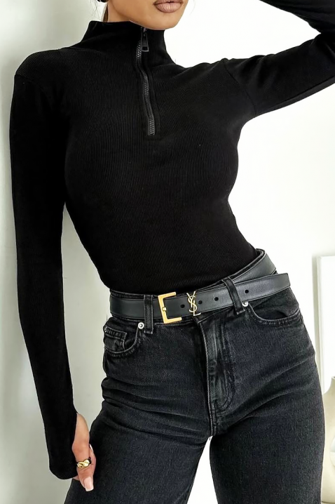 Bodi - bluza KERMOLZA BLACK, Boja: crna, IVET.HR - MODERNA ODJEĆA