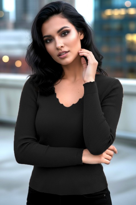 Ženska bluza VORNELFA BLACK, Boja: crna, IVET.HR - MODERNA ODJEĆA