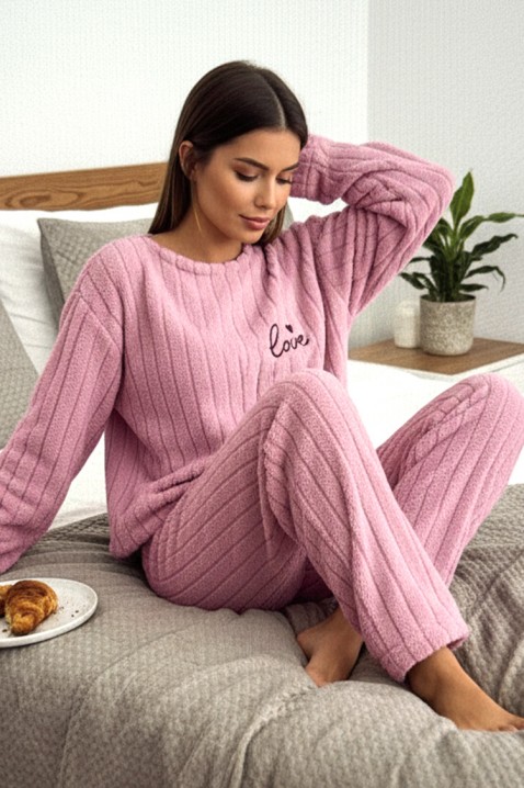 Pidžama AMBOLESA PINK, Boja: roza, IVET.HR - MODERNA ODJEĆA
