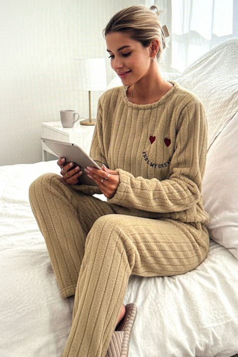 Pidžama ARVIANA BEIGE, Boja: bež, IVET.HR - MODERNA ODJEĆA
