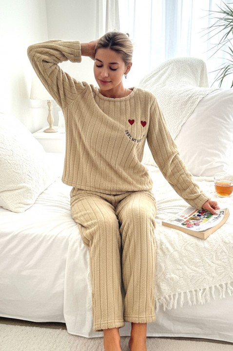 Pidžama ARVIANA BEIGE, Boja: bež, IVET.HR - MODERNA ODJEĆA