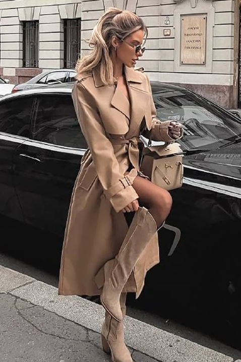 Trench kaput FENZOLDA BEIGE, Boja: bež, IVET.HR - MODERNA ODJEĆA