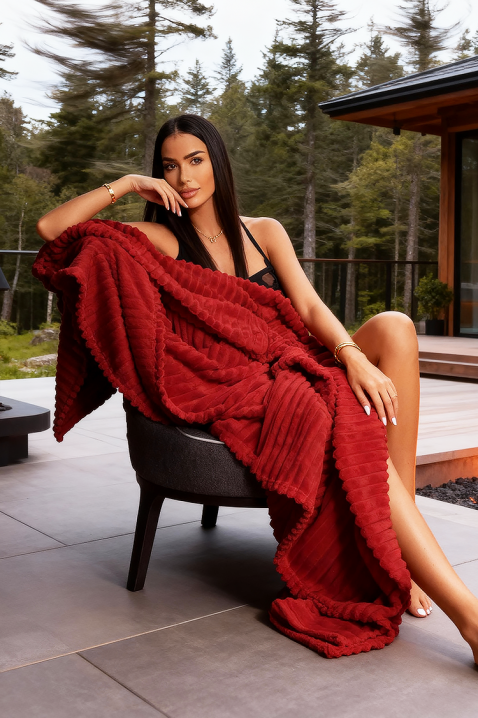 Pokrivač FELISARA RED 220x240 cm, Boja: crvena, IVET.HR - MODERNA ODJEĆA