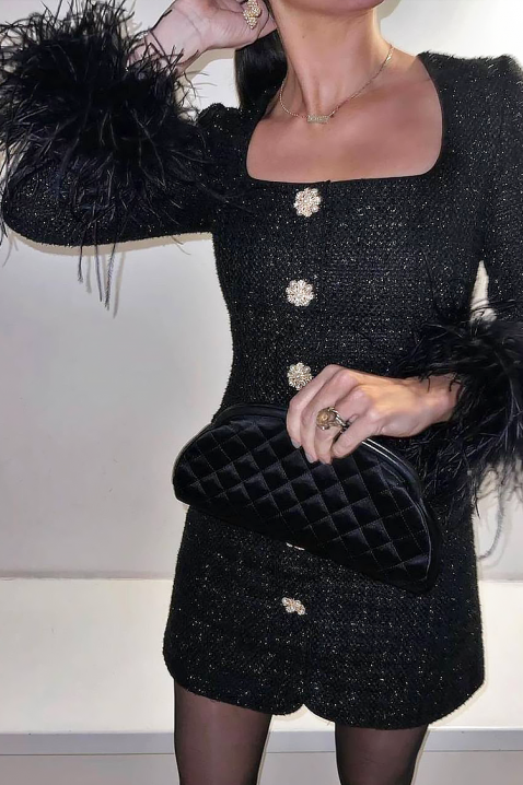 Haljina MIRFELDA BLACK, Boja: crna, IVET.HR - MODERNA ODJEĆA
