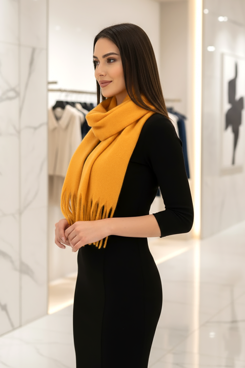 Šal VLOEDINA YELLOW, Boja: žuta, IVET.HR - MODERNA ODJEĆA