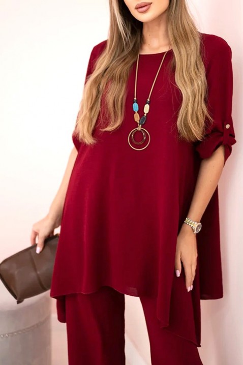 Komplet KLOBERGA BORDO - Kompleti za svakodnevni look | Ivet.HR Komplet KLOBERGA BORDO, Boja: bordo, IVET.HR - MODERNA ODJEĆA