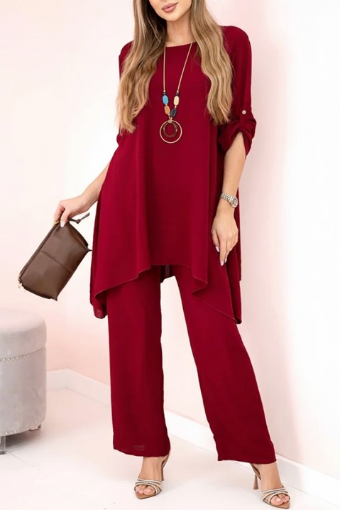 Komplet KLOBERGA BORDO - Kompleti za svakodnevni look | Ivet.HR Komplet KLOBERGA BORDO, Boja: bordo, IVET.HR - MODERNA ODJEĆA