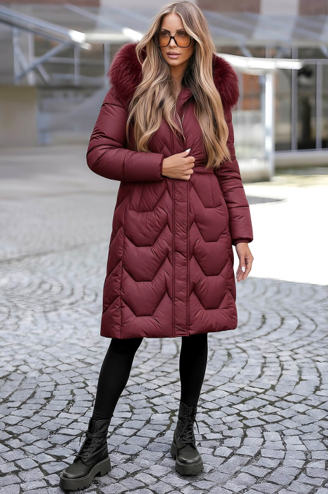 Jakna TELFIONA BORDO, Boja: bordo, IVET.HR - MODERNA ODJEĆA